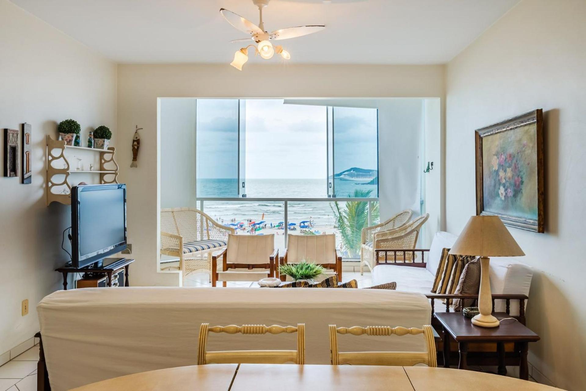 Apto Pe Na Areia Com Linda Vista Frente Mar Cel403 Apartment Balneario Camboriu Exterior photo