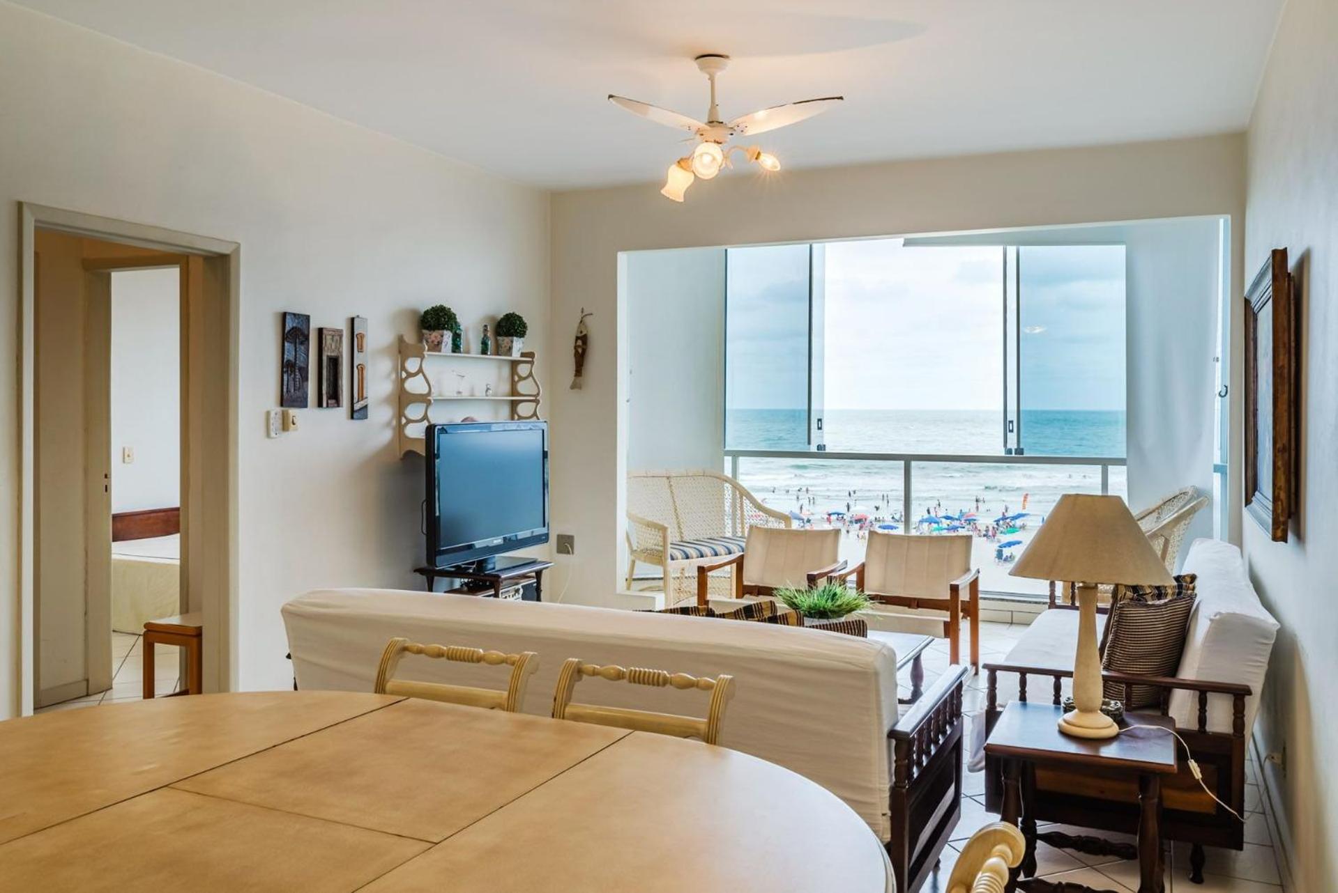 Apto Pe Na Areia Com Linda Vista Frente Mar Cel403 Apartment Balneario Camboriu Exterior photo